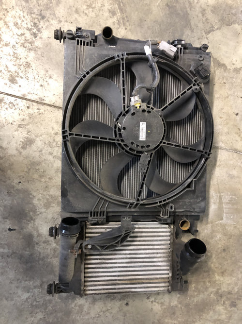 Set Radiatoare + Ventilator Nissan Qashqai 1.6 Motorina 2015, 214814EB0A / 214104EB1A / 921009251R