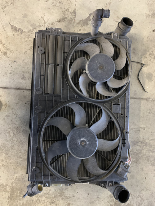 Set Radiatoare + Ventilator Volkswagen Polo 2.0 Motorina 2010, 1K0121251DM