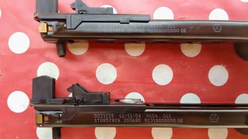 Set reglaj centuri, pe inaltime, față 1T0857819 Vw, Audi, Skoda, Seat