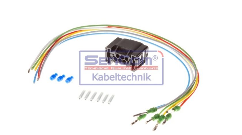 Set reparat cabluri, faruri principale SKODA OCTAVIA II (1Z3) SENCOM SEN503043