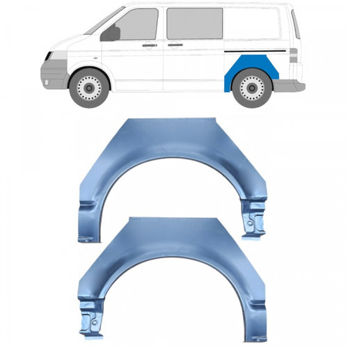 Set Reparatie Aripa Spate Dreapta + Stanga Am Volkswagen Transporter T5 2003-2015 9568592 + 9568591