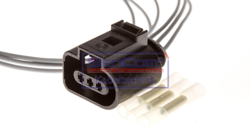 Set reparatie cabluri (cu 3 pini) ALFA ROMEO GIULIETTA; AUDI A3, A4, A6; SEAT ALHAMBRA, ALTEA, ALTEA XL, AROSA, CORDOBA, IBIZA III, IBIZA IV, LEON, TOLEDO III; SKODA FABIA I 1.4-2.5D dupa 1999