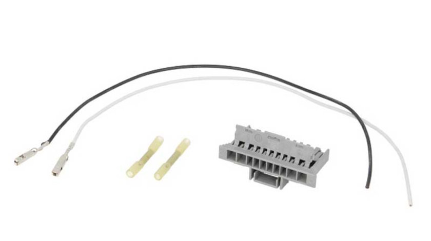 Set reparatie cabluri sistem electric central pentru far (numar pini: 2, cu mufa) FIAT PANDA 1.1-1.4CNG dupa 2003