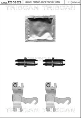 Set Reparatie Cheie Frana Triscan 8105 432601