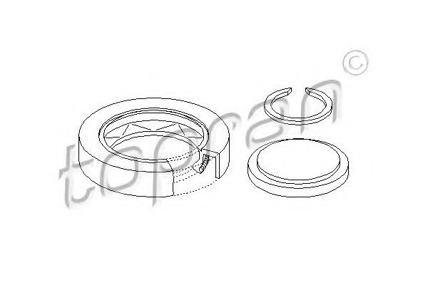 Set reparatie, cutie de viteze manuala SEAT LEON (1M1) (1999 - 2006) TOPRAN 107 547 piesa NOUA
