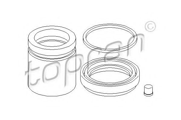 Set reparatie, etrier AUDI A2 (8Z0) (2000 - 2005) TOPRAN 111 692 piesa NOUA