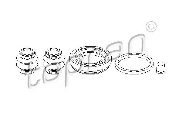 Set reparatie, etrier SEAT IBIZA IV (6L1) (2002 - 2009) TOPRAN 109 965 piesa NOUA
