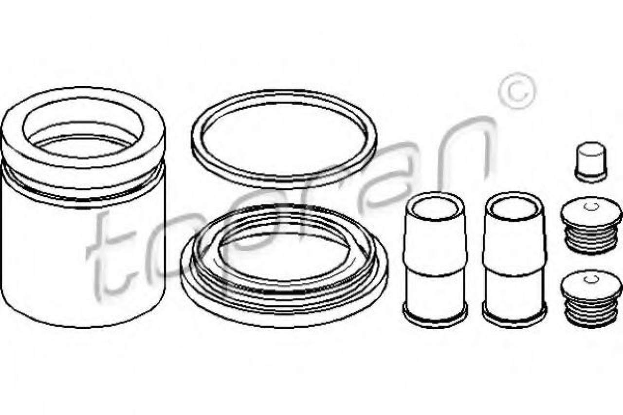 Set reparatie, etrier VW GOLF III (1H1) (1991 - 1998) TOPRAN 111 691 piesa NOUA