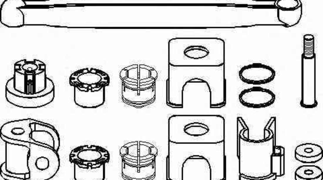 Set reparatie levier cutie de viteze OPEL COMBO caroserie inchisa/combi TOPRAN 206 933