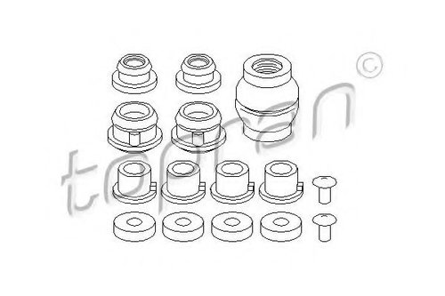 Set reparatie, levier cutie de viteze SEAT TOLEDO I (1L) (1991 - 1999) TOPRAN 107 673 piesa NOUA