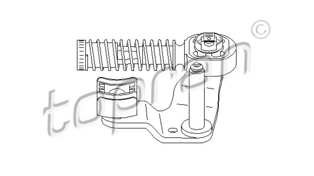 Set reparatie levier cutie de viteze VW BORA 1J2 Producator TOPRAN 111 333