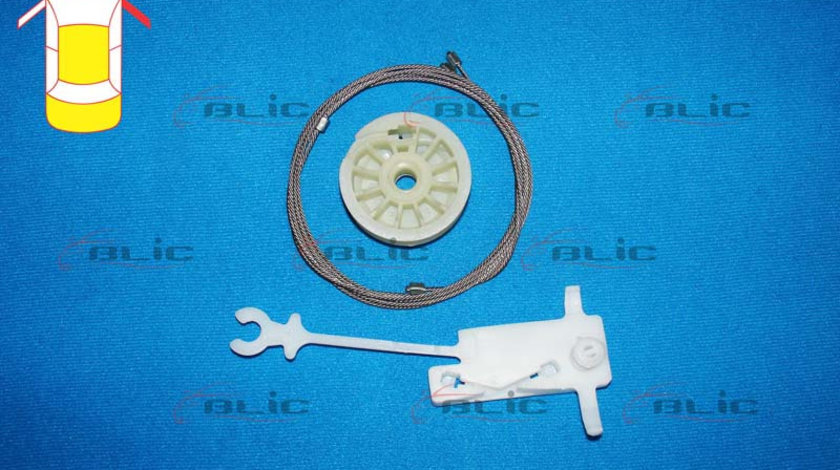 Set reparatie macara geam NISSAN PRIMASTAR OPEL VIVARO A RENAULT TRAFIC II DUPA 2001 Fata Dreapta