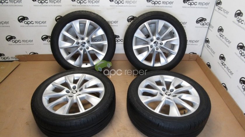 Set roti vara Originale Skoda Karoq 225/50/R18- Cod: 57A601025D