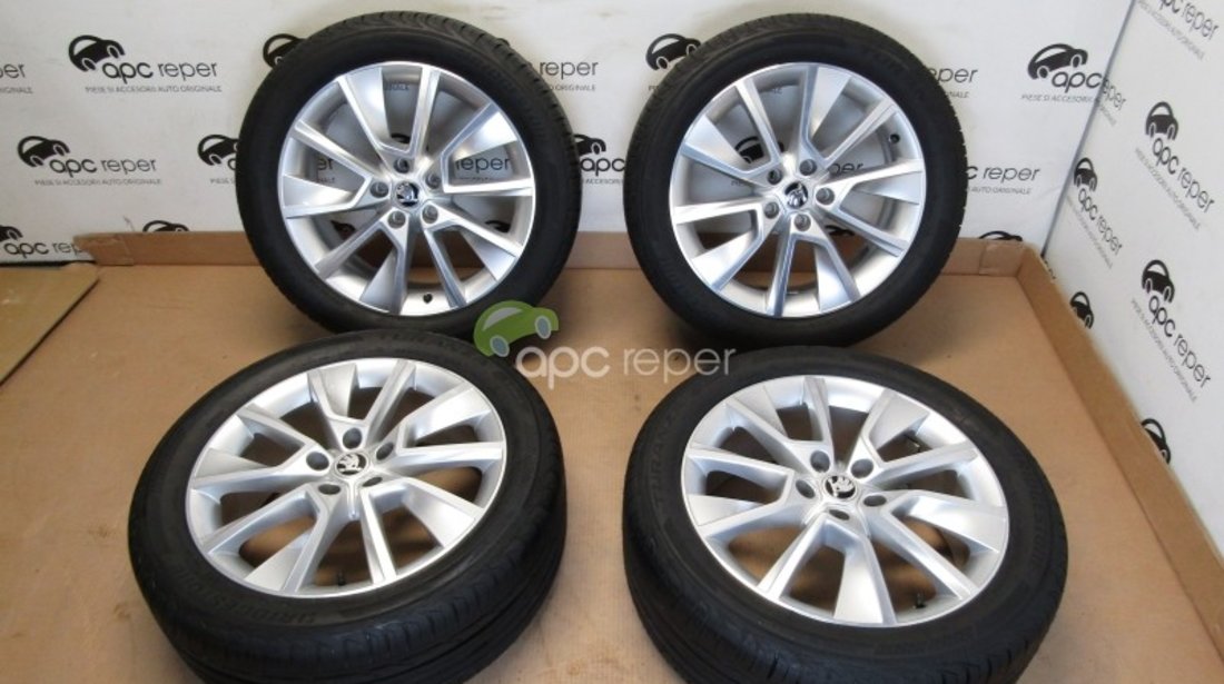 Set roti vara Originale Skoda Karoq 225/50/R18- Cod: 57A601025D