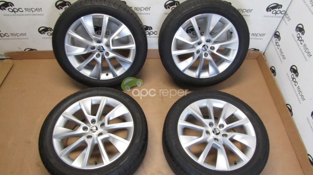 Set roti vara Originale Skoda Karoq 225/50/R18- Cod: 57A601025D