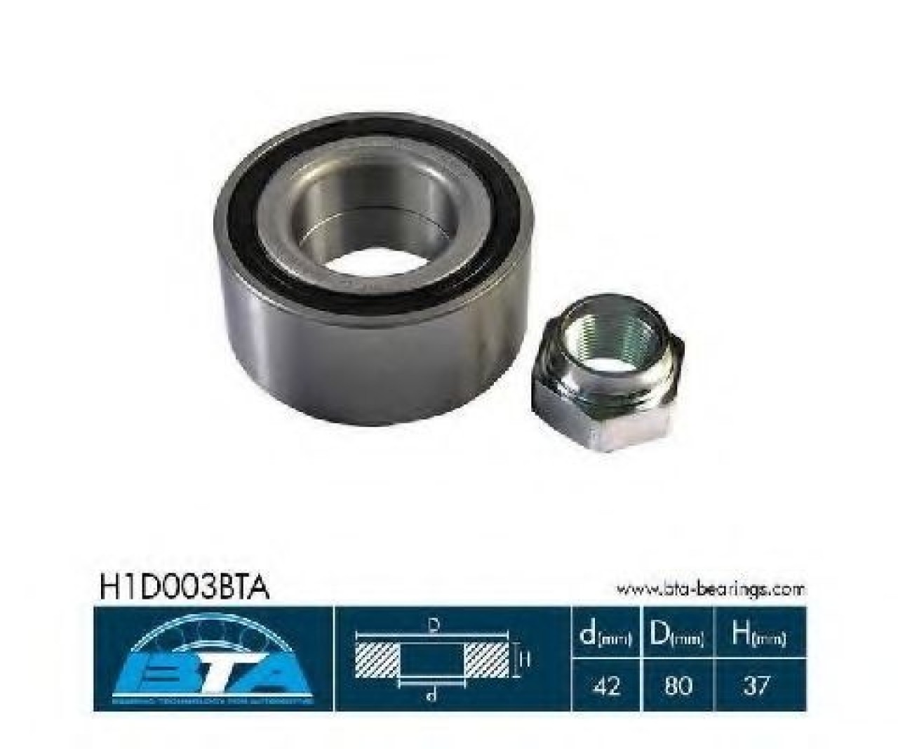 Set rulment roata ALFA ROMEO 145 (930) (1994 - 2001) BTA H1D003BTA piesa NOUA