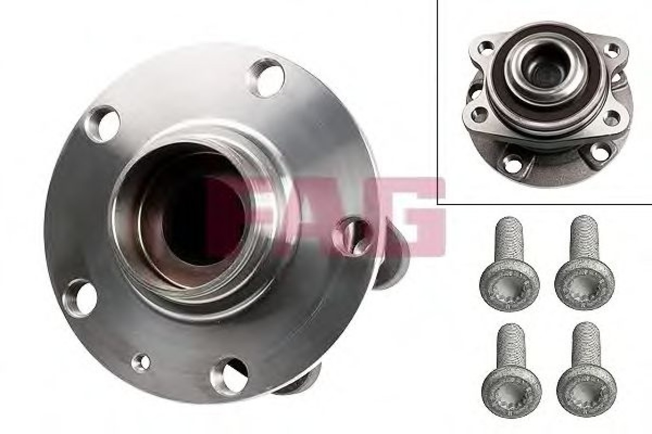 Set rulment roata AUDI A6 (4F2, C6) (2004 - 2011) FAG 713 6108 10 piesa NOUA