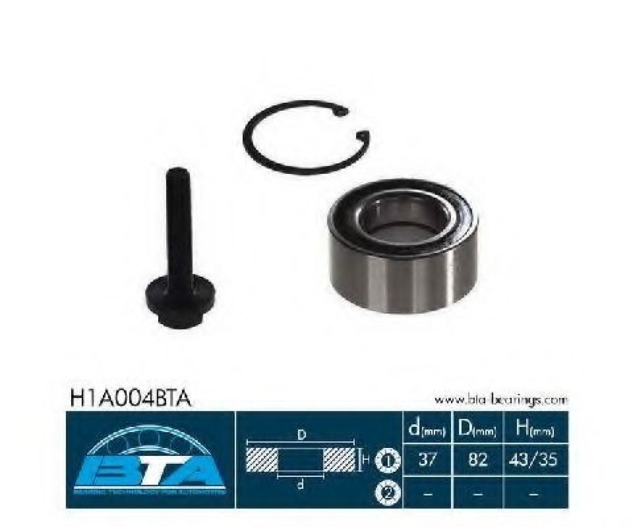 Set rulment roata AUDI A6 Avant (4A, C4) (1994 - 1997) BTA H1A004BTA piesa NOUA