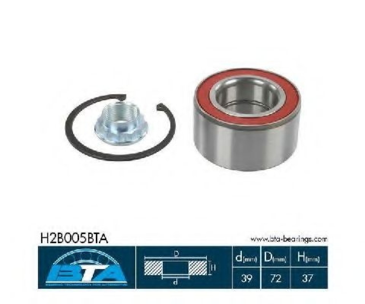 Set rulment roata BMW Seria 3 Touring (E36) (1995 - 1999) BTA H2B005BTA piesa NOUA