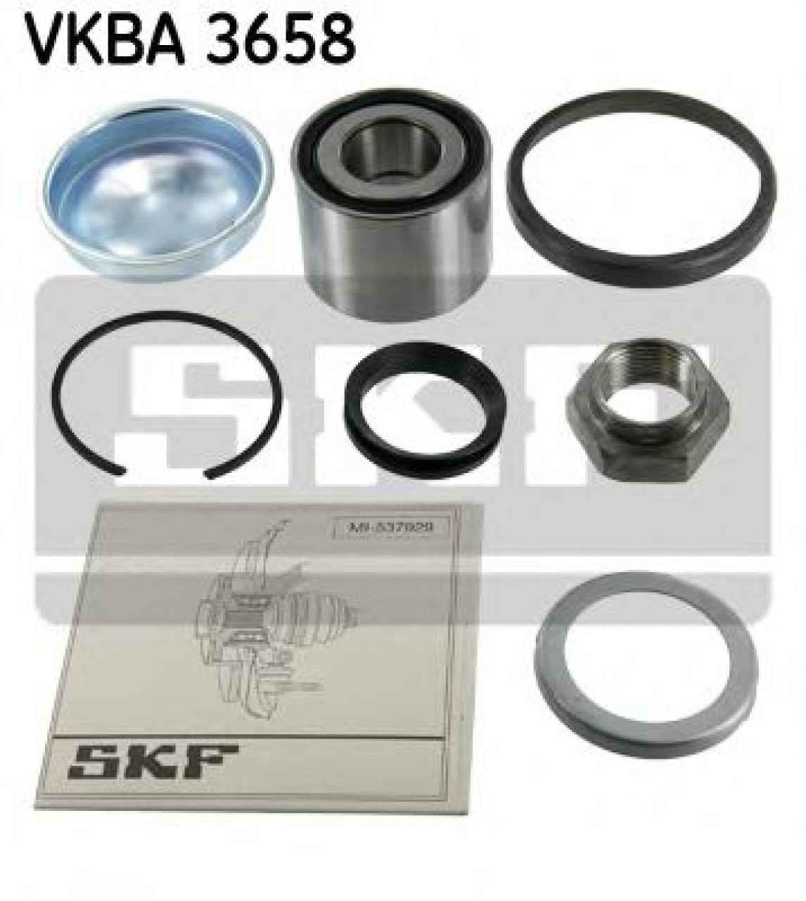 Set rulment roata CITROEN C3 I (FC) (2002 - 2016) SKF VKBA 3658 piesa NOUA