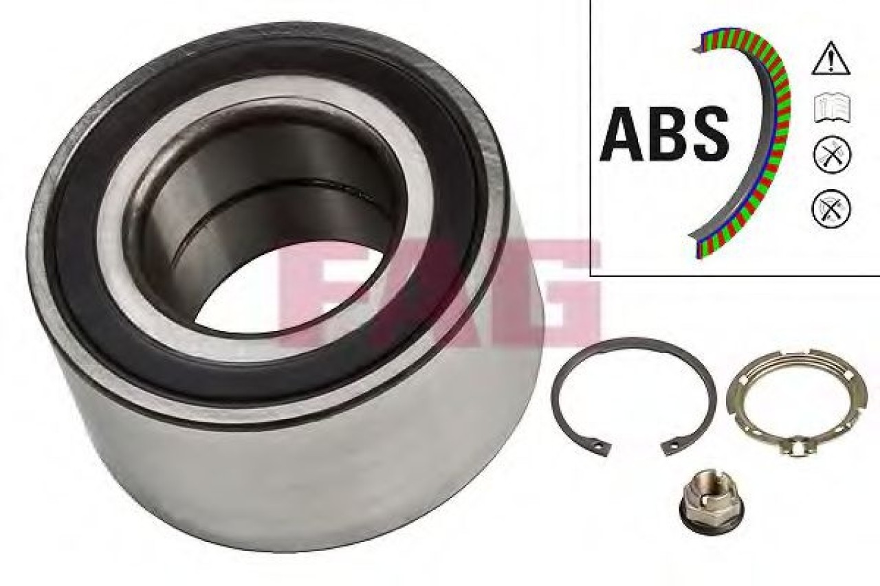 Set rulment roata DACIA LOGAN II (2012 - 2016) FAG 713 6308 40 piesa NOUA