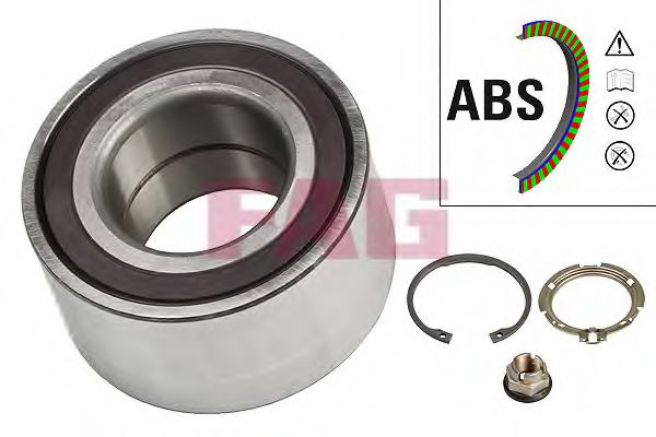 Set rulment roata DACIA LOGAN (LS) (2004 - 2016) FAG 713 6309 90 piesa NOUA