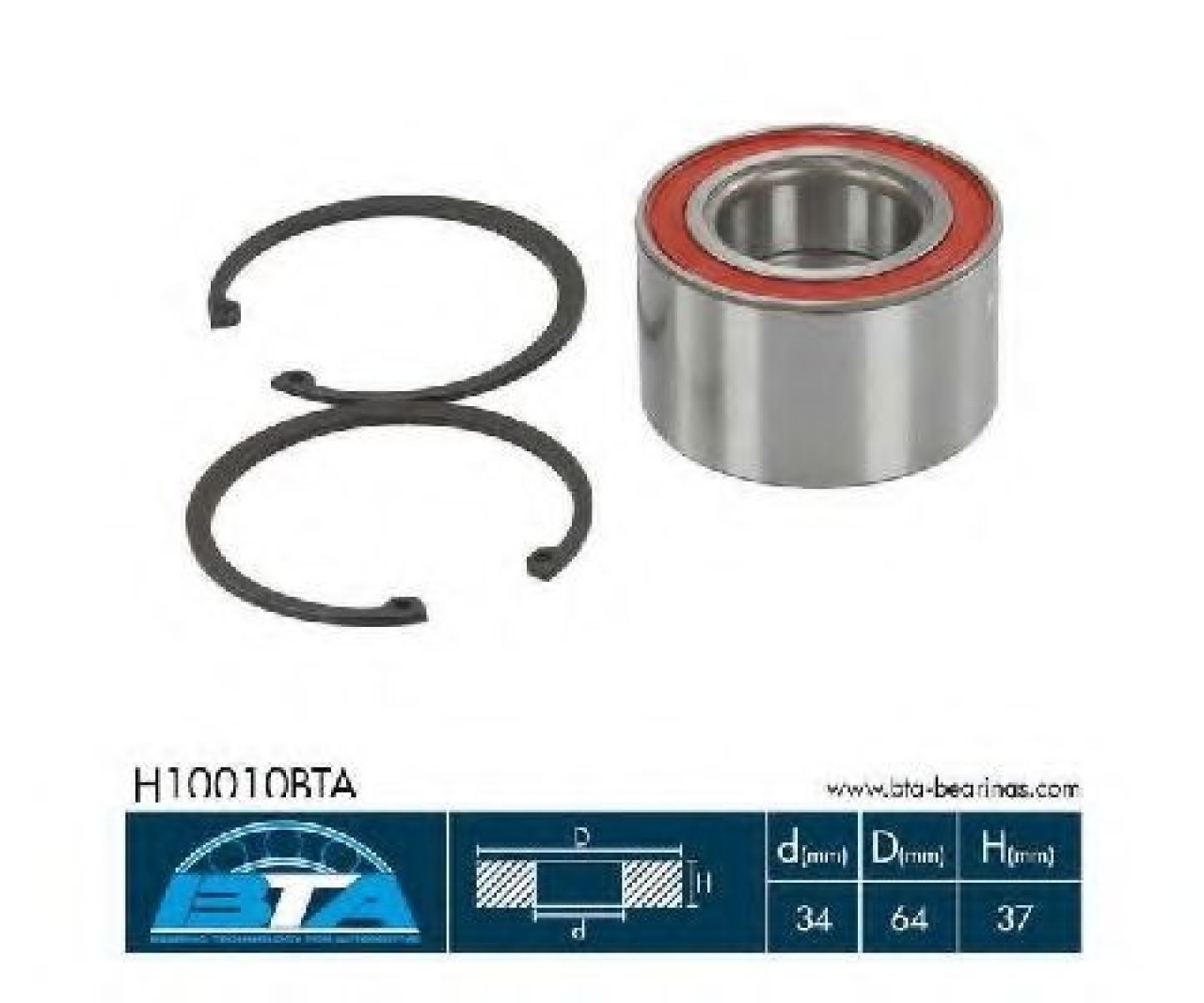 Set rulment roata DAEWOO CIELO (KLETN) (1995 - 1997) BTA H10010BTA piesa NOUA