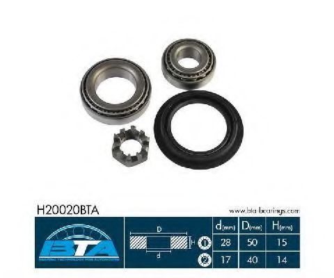 Set rulment roata DAEWOO ESPERO (KLEJ) (1991 - 1999) BTA H20020BTA piesa NOUA
