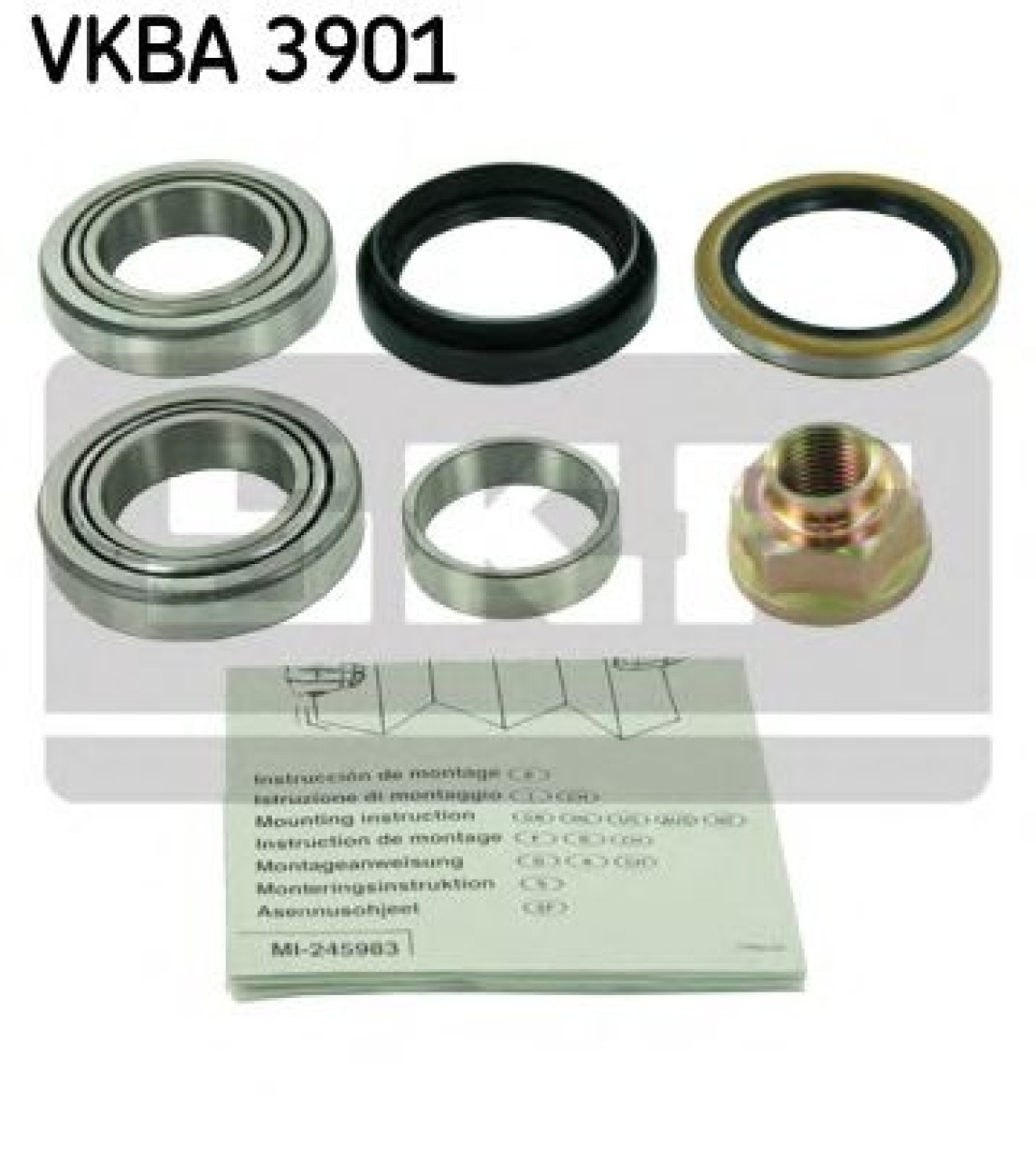 Set rulment roata DAEWOO MATIZ (KLYA) (1998 - 2016) SKF VKBA 3901 piesa NOUA