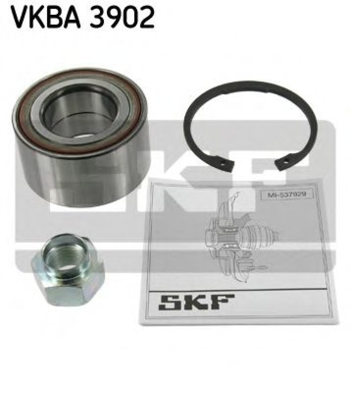 Set rulment roata DAEWOO NUBIRA Limuzina (KLAN) (2003 - 2016) SKF VKBA 3902 piesa NOUA
