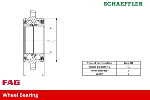 Set Rulment Roata Fag Audi 713 6104 30