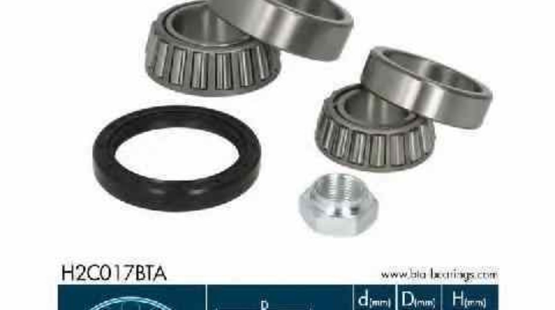 Set rulment roata FIAT DUCATO bus 230 BTA H2C017BTA