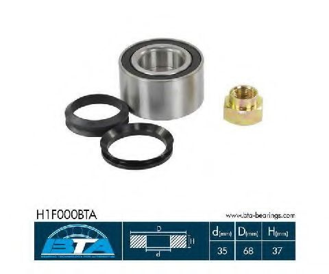 Set rulment roata FIAT FIORINO (127) (1977 - 1987) BTA H1F000BTA piesa NOUA
