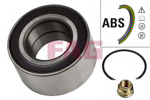 Set rulment roata FIAT PANDA (169) (2003 - 2016) FAG 713 6908 60 piesa NOUA