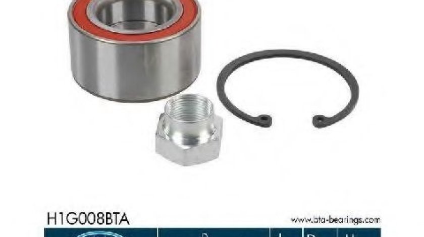 Set rulment roata FORD KA (RB) (1996 - 2008) BTA H1G008BTA piesa NOUA