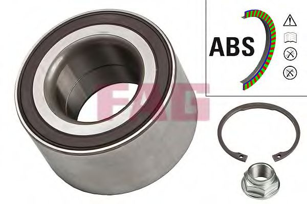 Set rulment roata HONDA JAZZ II (GD) (2002 - 2008) FAG 713 6178 40 piesa NOUA