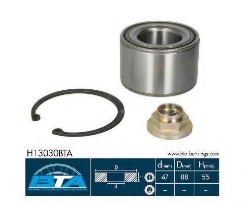Set rulment roata MAZDA BT-50 platou / sasiu (CD, UN) (2006 - 2016) BTA H13030BTA piesa NOUA