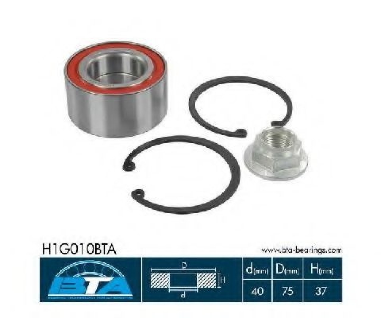 Set rulment roata MAZDA TRIBUTE (EP) (2000 - 2008) BTA H1G010BTA piesa NOUA