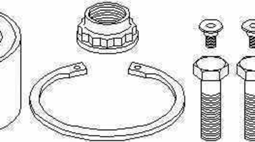 Set rulment roata MERCEDES-BENZ E-CLASS combi S124 TOPRAN 401 372