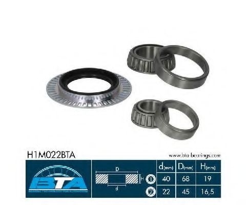 Set rulment roata MERCEDES S-CLASS (W220) (1998 - 2005) BTA H1M022BTA piesa NOUA