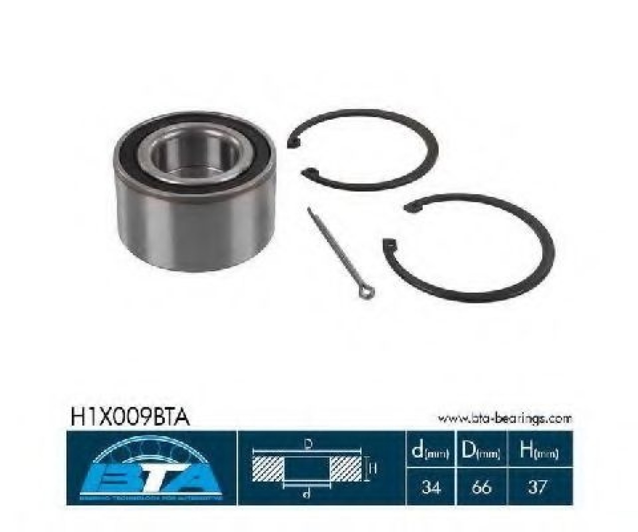 Set rulment roata OPEL CORSA B (73, 78, 79) (1993 - 2002) BTA H1X009BTA piesa NOUA
