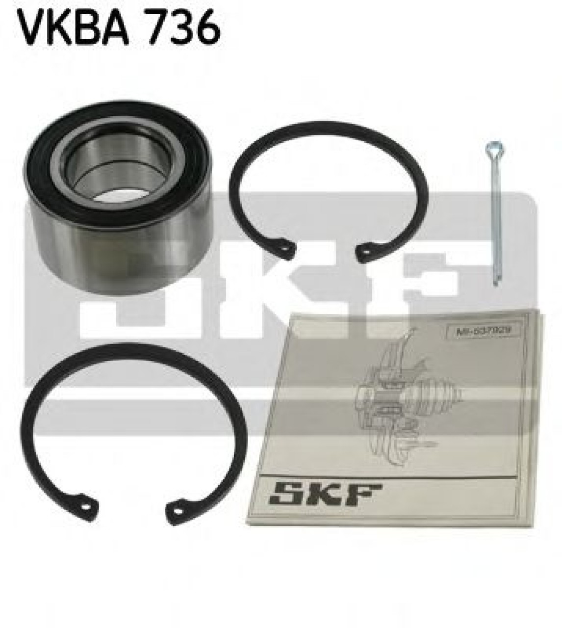 Set rulment roata OPEL CORSA C (F08, F68) (2000 - 2009) SKF VKBA 736 piesa NOUA
