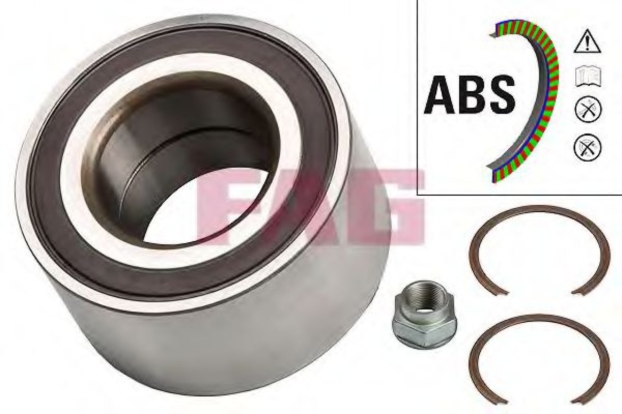 Set rulment roata PEUGEOT BIPPER Tepee (2008 - 2016) FAG 713 6064 00 piesa NOUA