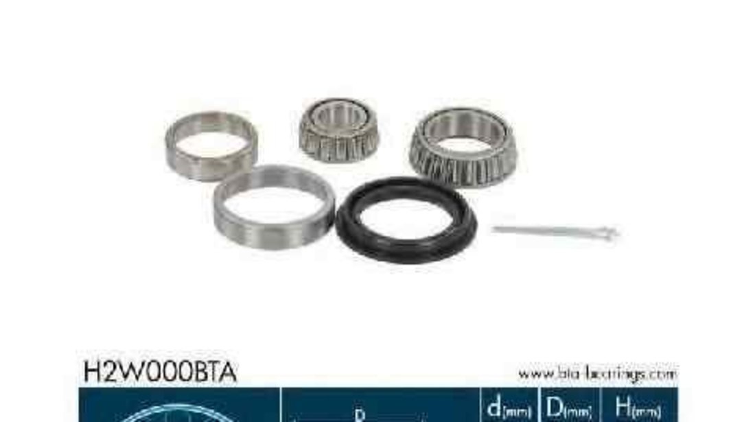 Set rulment roata PORSCHE 924 BTA H2W000BTA