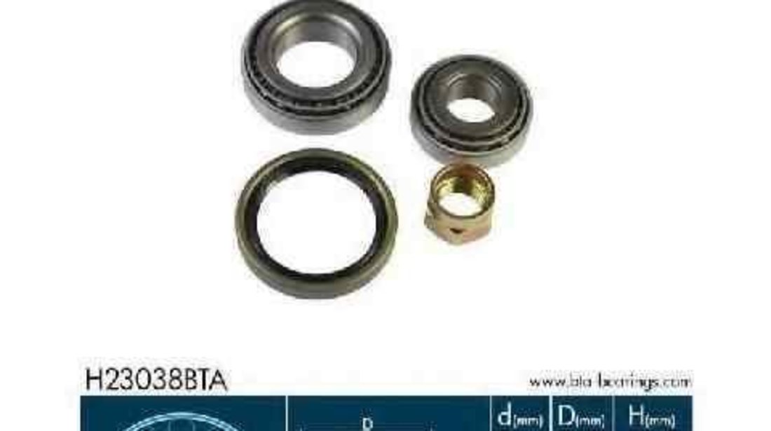 Set rulment roata Producator BTA H23038BTA