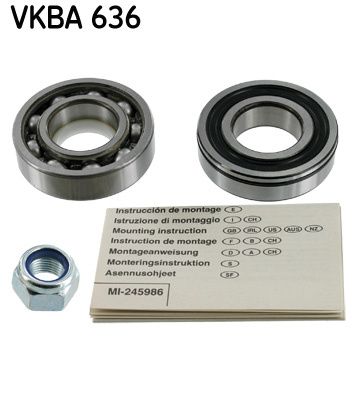 Set rulment roata punte fata (VKBA636 SKF) RENAULT