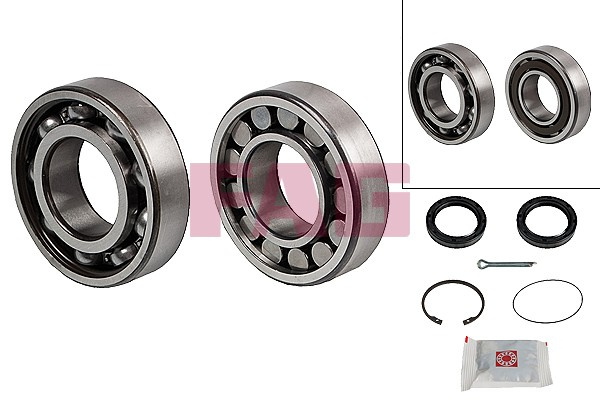 Set rulment roata puntea spate (713611530 FAG) PORSCHE,VW