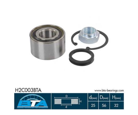 Set rulment roata puntea spate (H2C003BTA BTA) Citroen,PEUGEOT