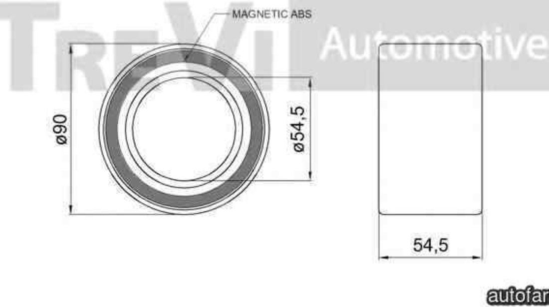 Set rulment roata RENAULT MASTER III platou / sasiu (EV, HV, UV) RENAULT 402103708R