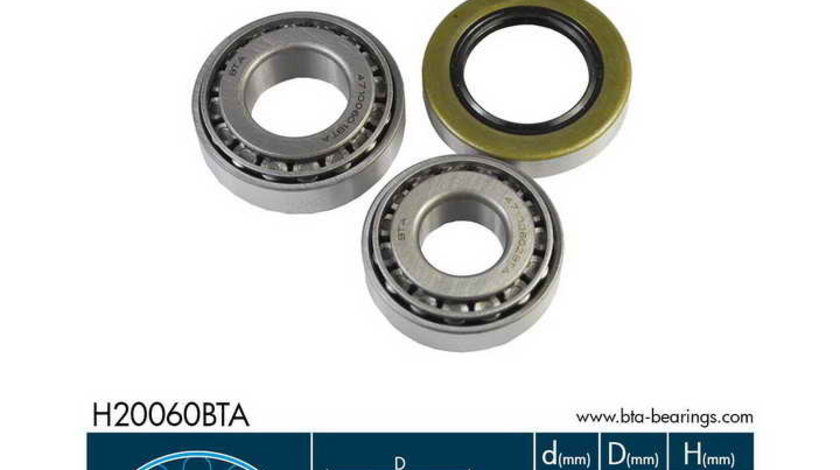 set rulment roata roata CHEVROLET SPARK BTA H20060BTA